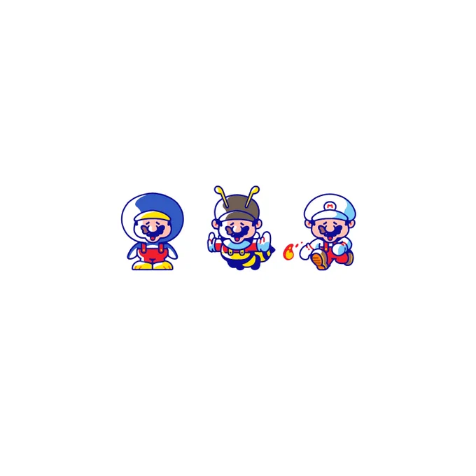 Penguin, Bee, Fire 