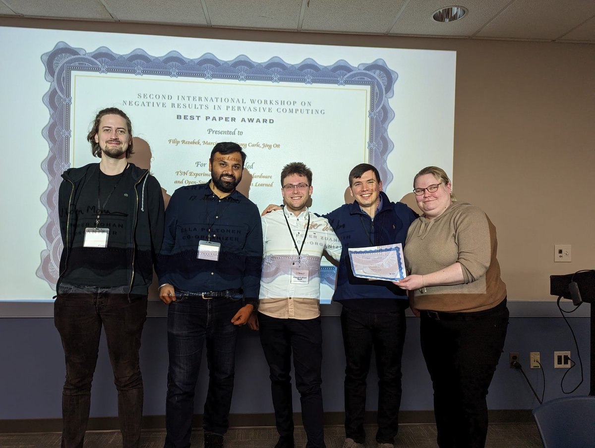 OrBoskey's tweet image. Failure is the best success @rezabfil. A pleasant surprise at #PerFail2023. Thanks to the organisers for an excellent Workshop!

@nitinder_mohan @Ella_Peltonen @PZdankin @IEEEPerCom @TU_Muenchen @AceSuppra