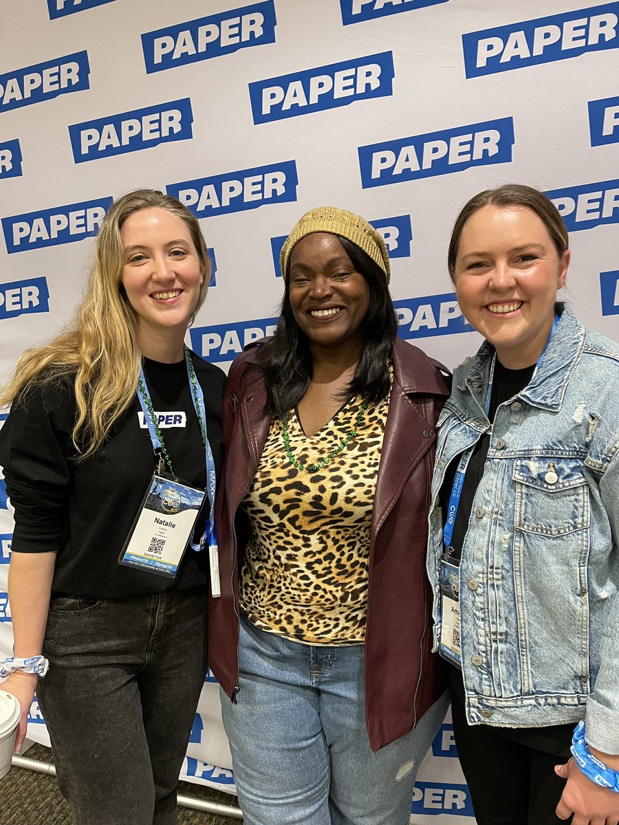 NataliePaper1's tweet photo. Had the AMAZING @MsNyreeClark join us this morning at #SpringCUE to demonstrate how Colton Unified has implemented @paperlearning ! She led such an amazing session for all the educators! #HowWePaper https://t.co/QHjoTZiBGi