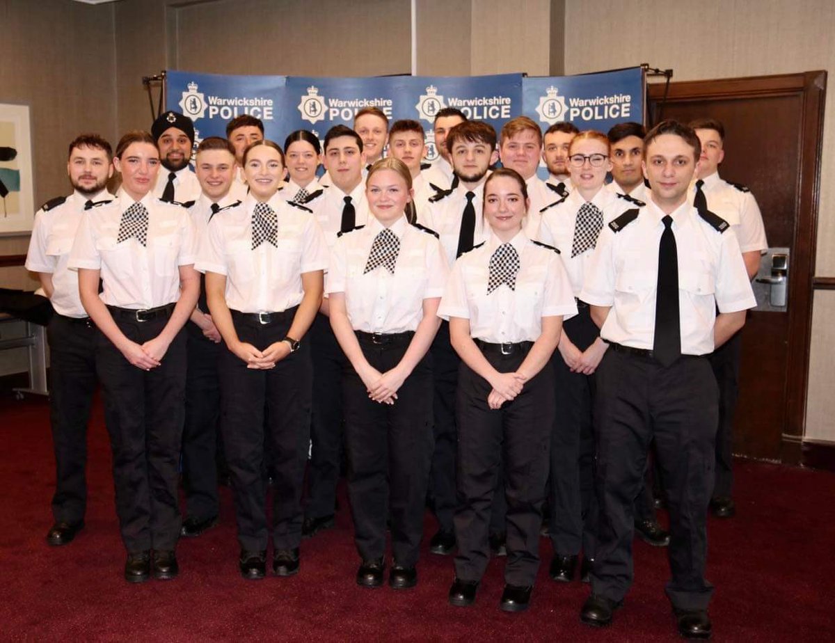 Passing out ceremony for 2 of our officer cohorts <a href="/warkspolice/">Warwickshire Police</a>  who will now commence the next stage of their training across Warwickshire.  Phase 1 completed ✅ on the DHEP and PCDA courses.   Congratulations and good luck with the rest of your policing journey. 👏 👏