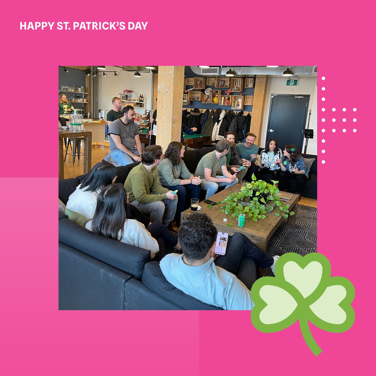 thinkdataworks's tweet image. Yesterday was ThinkData Works' annual ☘️ St.Patrick's Day ☘️ office party where the team came together to share laughs, enjoy green drinks, and play fun games. 
A great reminder that it's important to have fun in midst of all the hard work. 
Happy St. Patrick's Day 🎉!