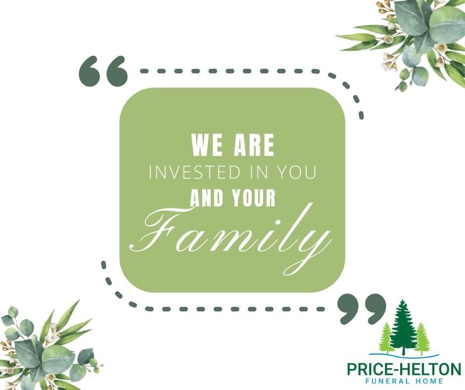 Here at Price-Helton, we are invested in making the funeral and cremation process as simple and easy as we can for our families.
priceheltonfuneralhome.com

#priceheltonfuneralhome #auburnwa
