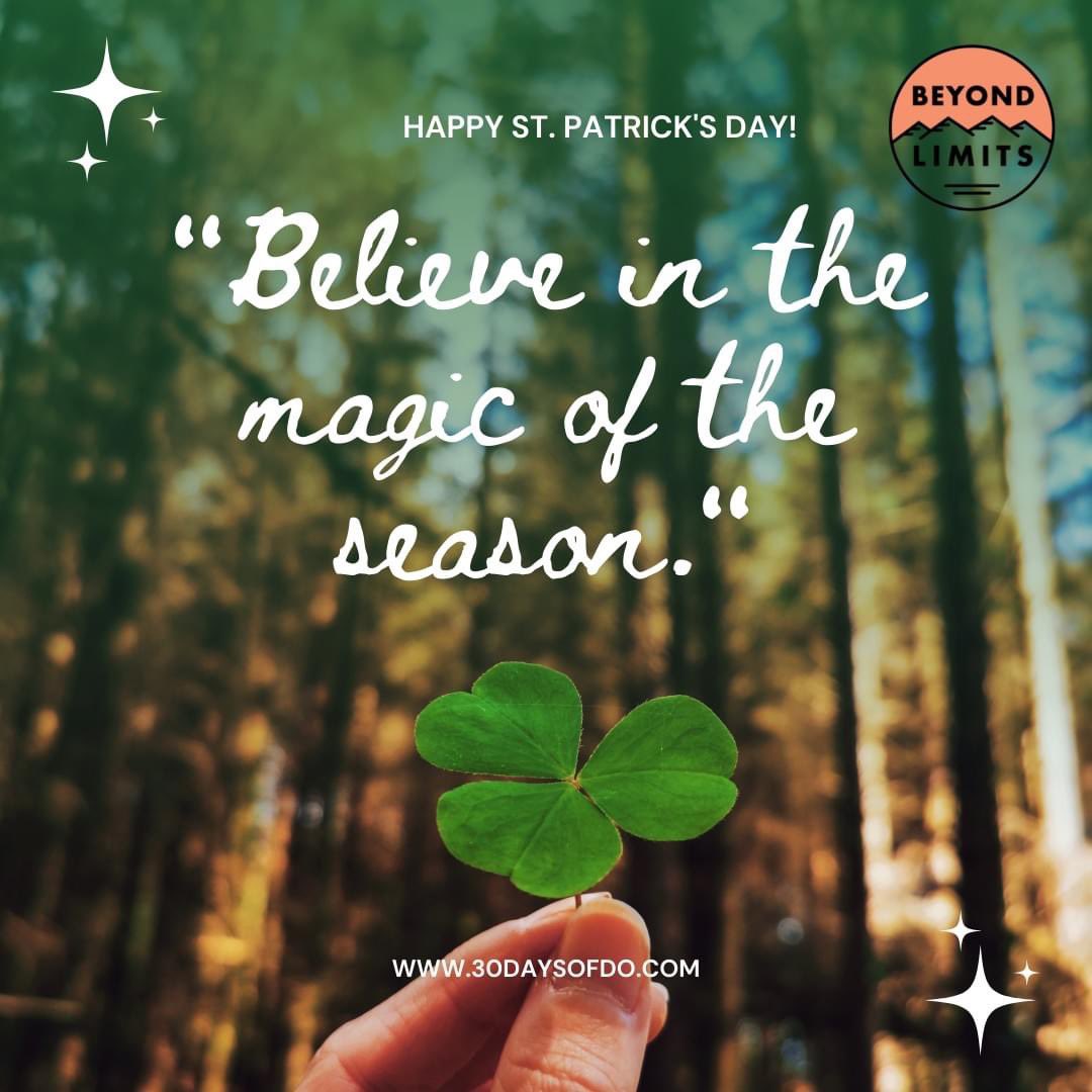 30daysofdo's tweet image. Blessings to you this St. Patrick's Day! Have a safe and enjoyable celebration.