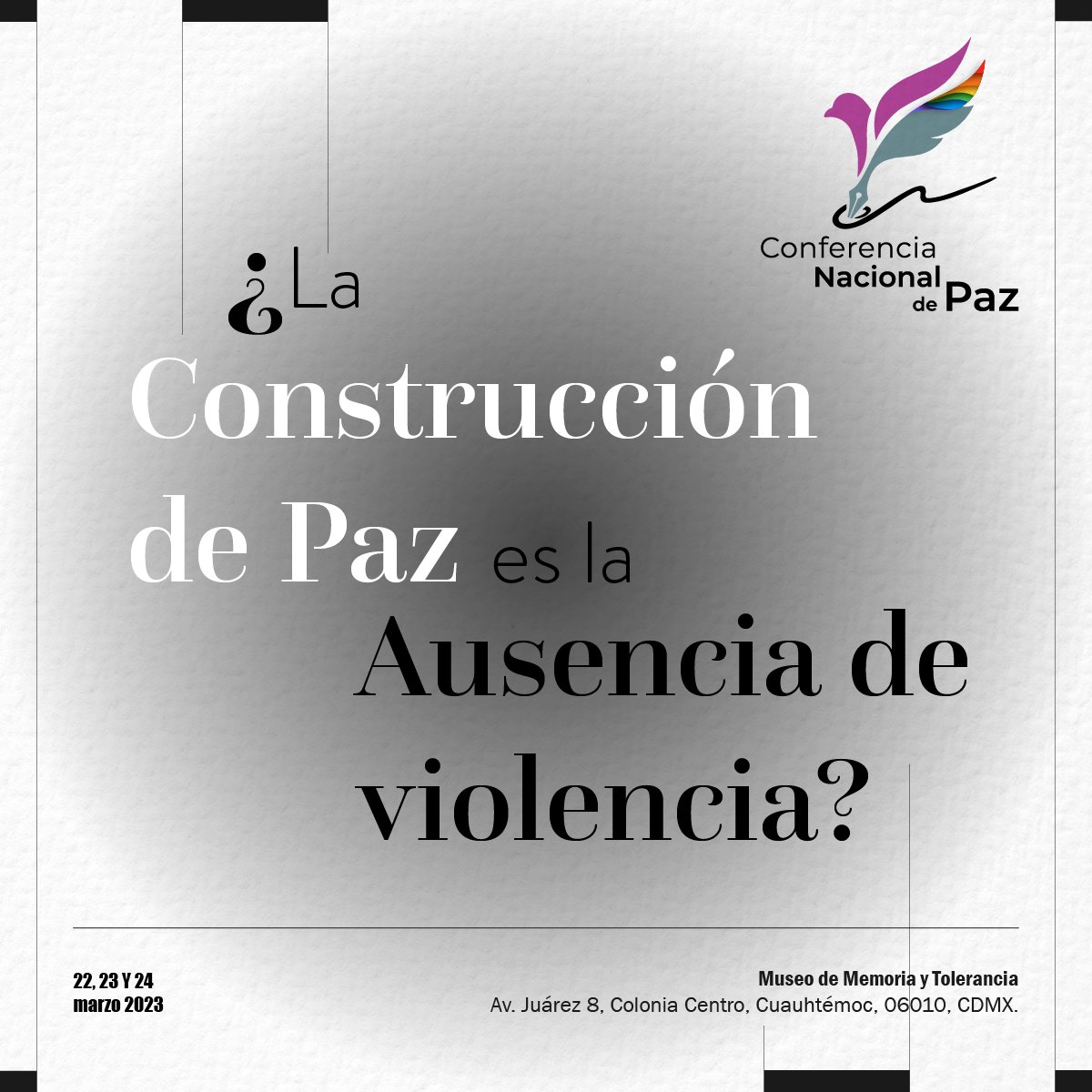 EnsenaporMexico's tweet photo. La #ConferenciaNacionalDePaz suma a más de 160 organizaciones y colectivos, ¡y tú también puedes ser parte!

Te esperamos la próxima semana.
📅 22, 23 y 24 de marzo
🕐 10 a 18 horas.
📌 #FBLive en @NosotrxsMX https://t.co/CTtB15eF6b