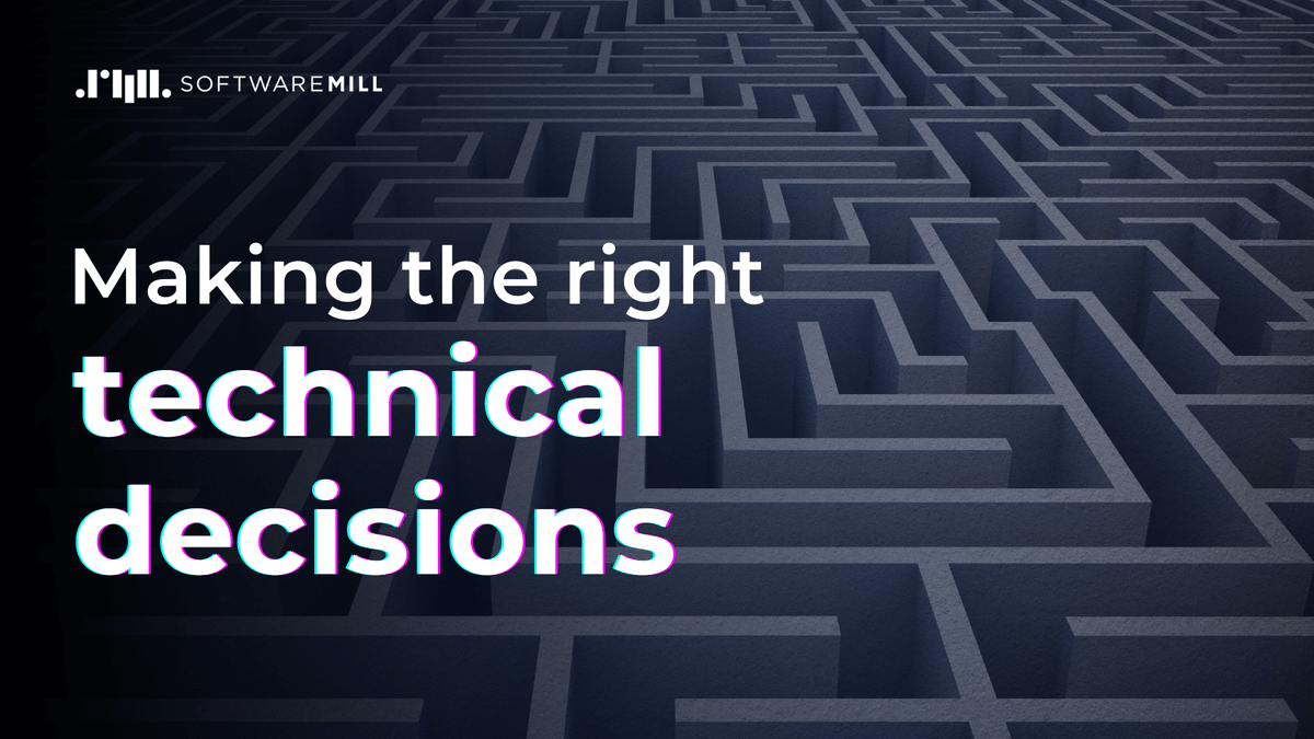 softwaremill's tweet photo. Choosing an appropriate #techstack is a factor of success for every #softwareproject. But how to make sure, that you're making the right technical decisions? 🤔
Check this #guide and learn about the aspects you should take into consideration 👇
https://t.co/XLPhbgBXgT https://t.co/mefXlZv0ed