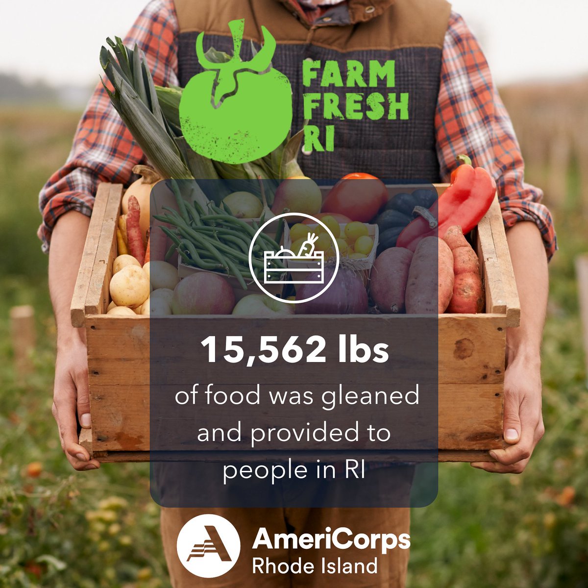 Become @FarmFreshRI's AmeriCorps Fellow helping with...
- #CommunityEducation
- Harvest Kitchen #YouthEducation
- #FoodRecovery
- #FoodAccess & Education
- #FoodRescue Summer AmeriCorps VISTA

#ChooseAmeriCorps #AmeriCorpsWorks #foodaccess #foodrescue #farming  @AmeriCorps