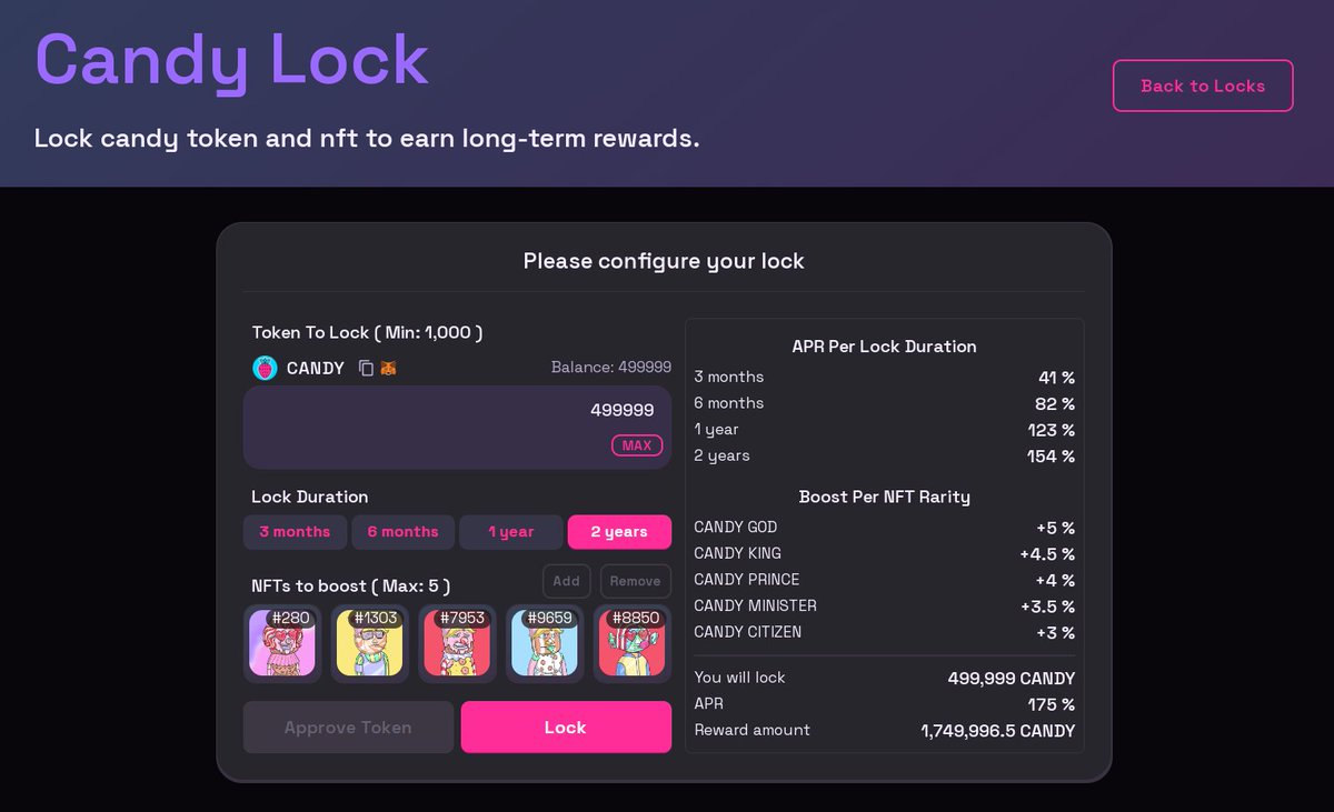 #Crofam We've done it! #RebelPunkNFT Minted Out and Now we move into the next phase!

🍬499,999 $Candy Locked Up and ready to produce #StakingRewards! 

⏰Staking Goes Live Monday, 03/20/2023 @ 3PM UTC!

🔥What's Next? <a href="/CronosDuels/">CronosDuels</a> 

⚔️ #CronosDuels ⚔️
discord.gg/cronosduels