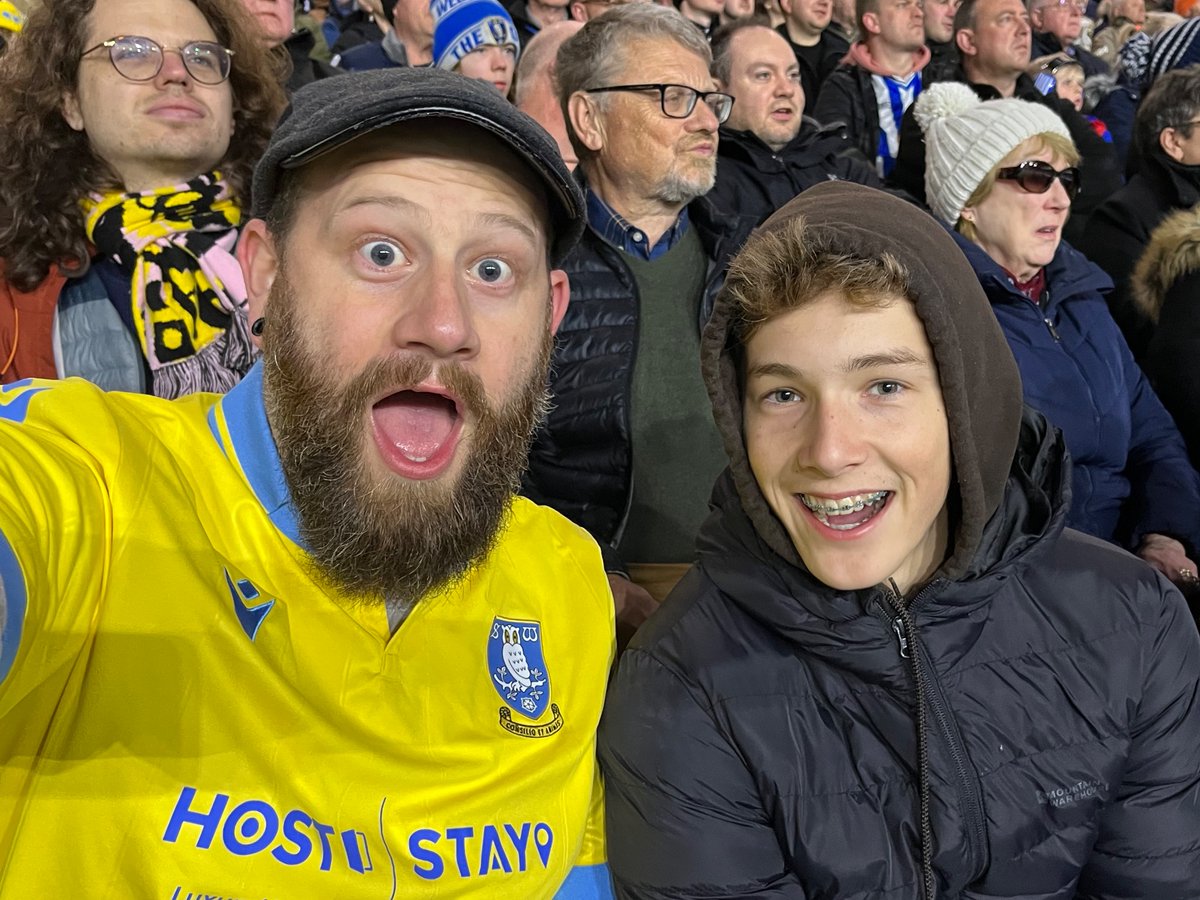 We have a Canadian fan with us for his first live Wednesday game. Let’s get a win for him! #SHWBOL