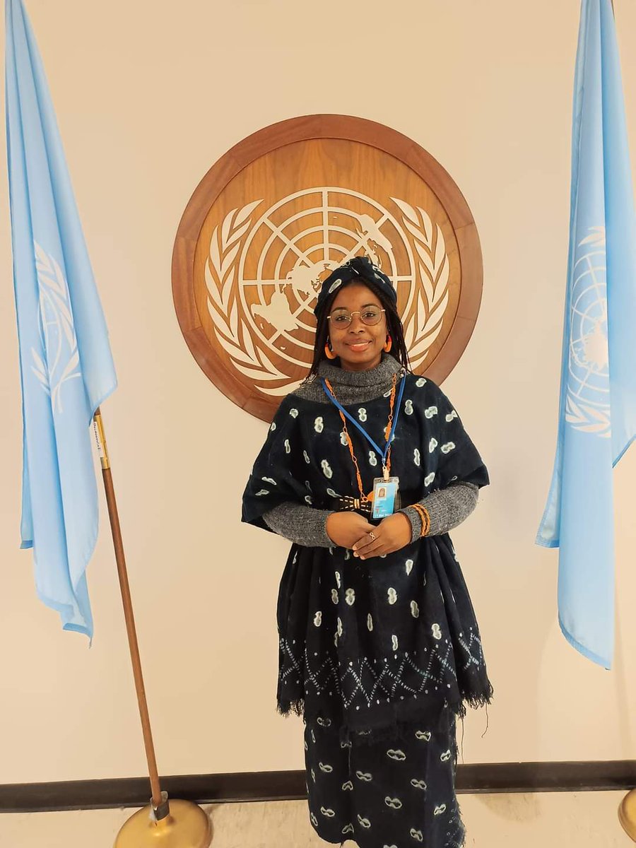 AicheGoumane's tweet photo. Représenter mon pays par un de ses habits traditionnels.

Au siège des Nations Unis
#GFoD
#CSW67
#New_York City
#Africa
 🇲🇱 Culture https://t.co/S3Vpv6Hejz