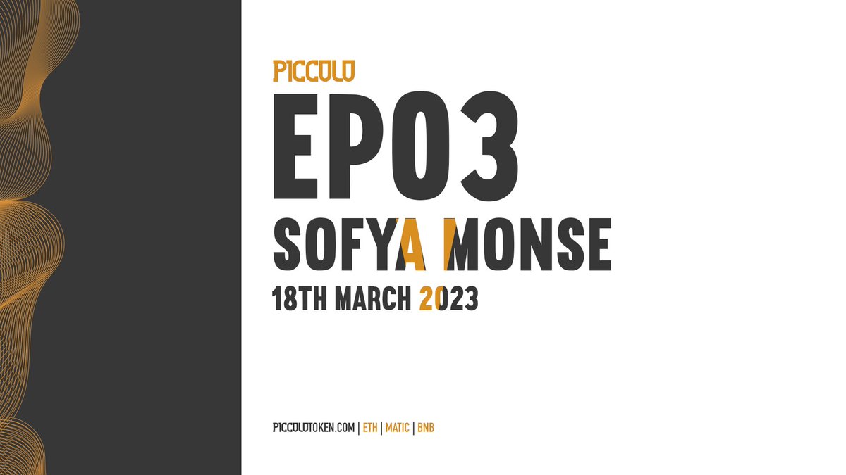 Episode 03 featuring our CEO Sofya Monse will be on Twitter and youtube on 18th March 2023. The video will focus on some updates regarding the game! $btc $eth $matic $bnb