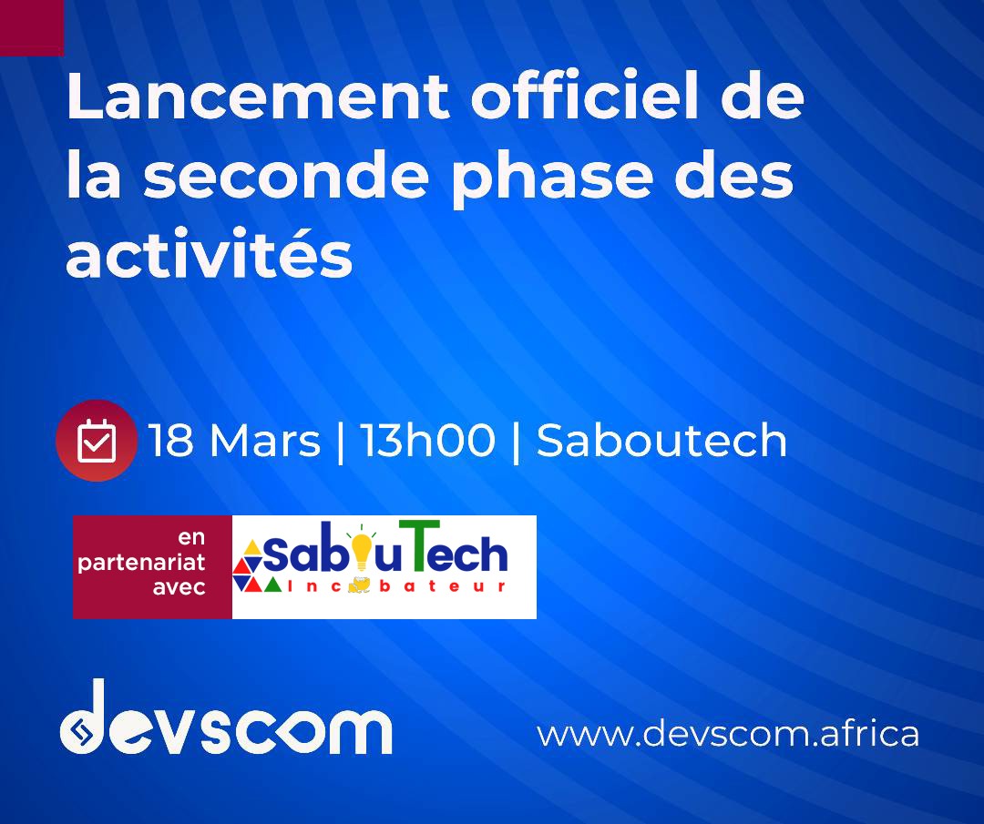 DevscomGn's tweet image. 📌Nous sommes ravis de vous annoncer le lancement de la seconde phase des activités de Devscom (la communauté des développeurs de Guinée) ! 
Nous sommes heureux de continuer à travailler avec vous pour développer l&apos;écosystème tech en Guinée.
🗓Date: Demain samedi 18 Mars 2023
1/2