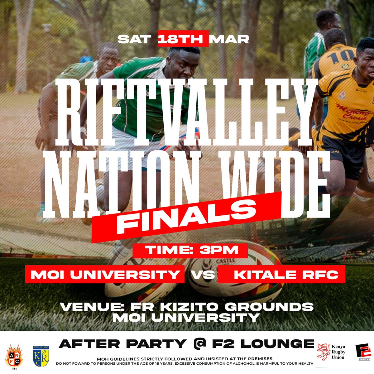 Kitale mtu kazi. Ngumi ni ngumi katangaze. Apigwe anatangaza. Asipigwe anatangaza bado. 
Lets take some lectures to the varsity boyz. <a href="/KitaleRugby/">Kitale Rugby Club</a> VS <a href="/ArsonistR/">Arsonist RC</a> .
Moi university. Fr.KIZITO grounds
🕑1500HRS
18th March 2023