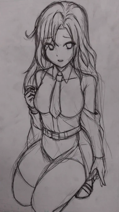 最近描くの遅くて間に合わん…あとで色塗って投稿します 