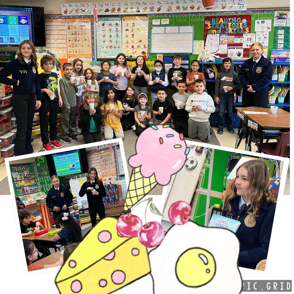 This week is Ag Literacy Week! Jayne Sebright, Executive Director for the Center for Dairy Excellence, was our mystery reader today. She gave our class amazing resources! We also had members of Bermudian’s FFA visit us earlier this week! 🚜🐄🌽 <a href="/CtrDairyExcel/">Center For Dairy Excellence</a> <a href="/NationalFFA/">National FFA</a>