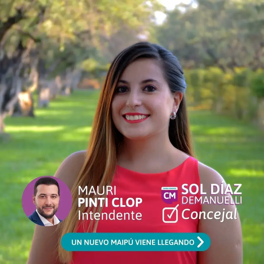 soldema97's tweet photo. Estoy convencida que con @mauripinticlop un #NuevoMaipú es posible, un municipio inteligente, transparente, sustentable y con políticas públicas orientadas hacia el crecimiento y desarrollo planificado.  👇🏻 https://t.co/iwtoQRZ0Qb