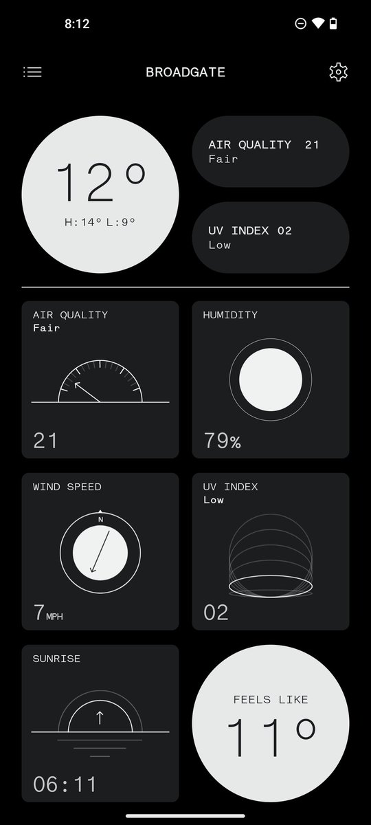Cool app designs in Nothing OS.