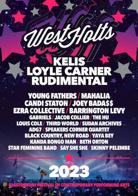 see you on the west holts stage! @glastonbury