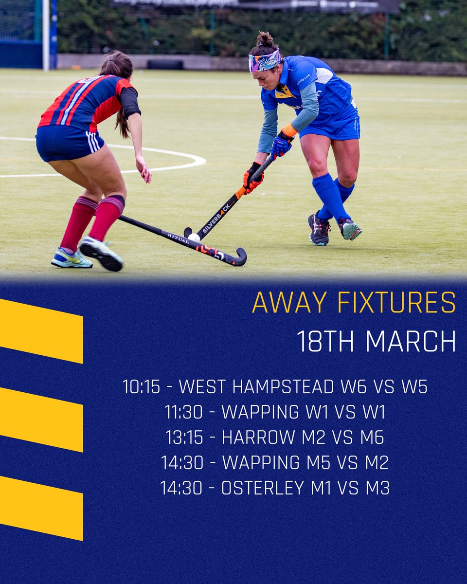 A full fixture list with all 11 teams in action 🏑

#MensHockey #WomensHockey #FieldHockey #LondonHockey #WestLondon #Chiswick