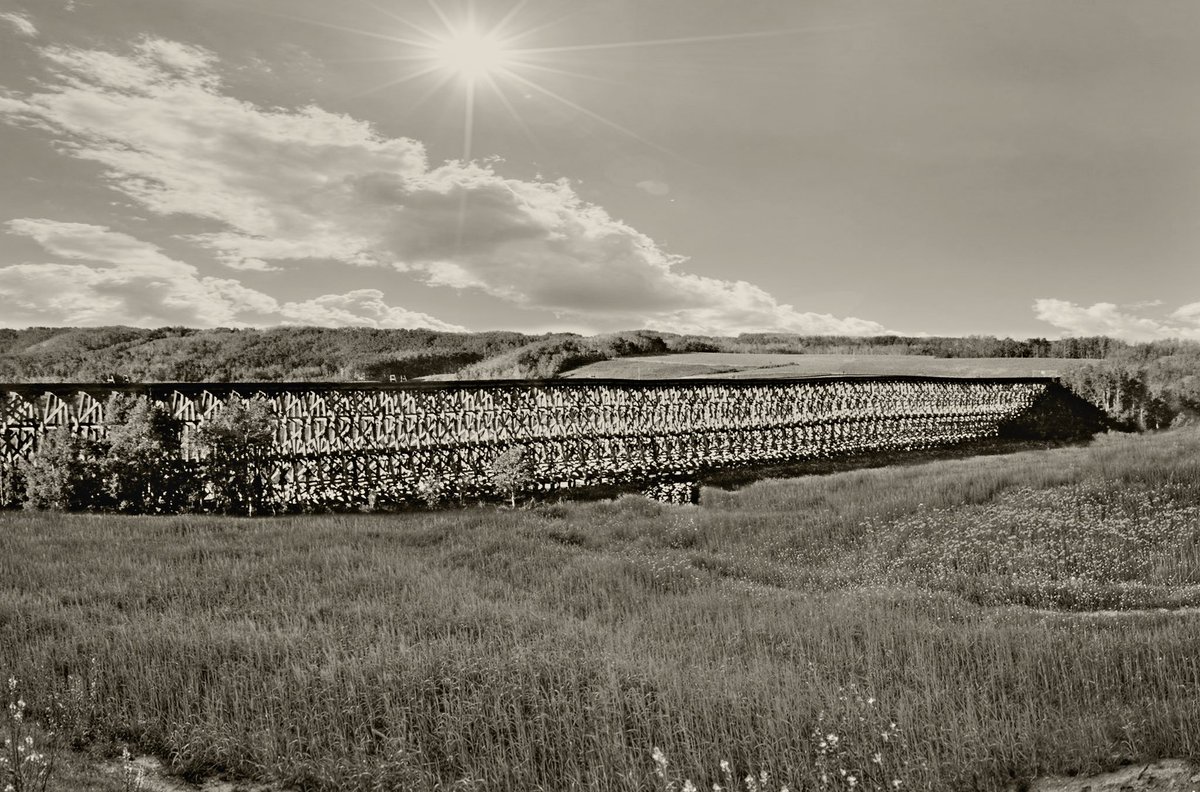 One of my favorite things about my hometown- the biggest wooden trestle bridge in Saskatchewan! Isn’t it a beauty!