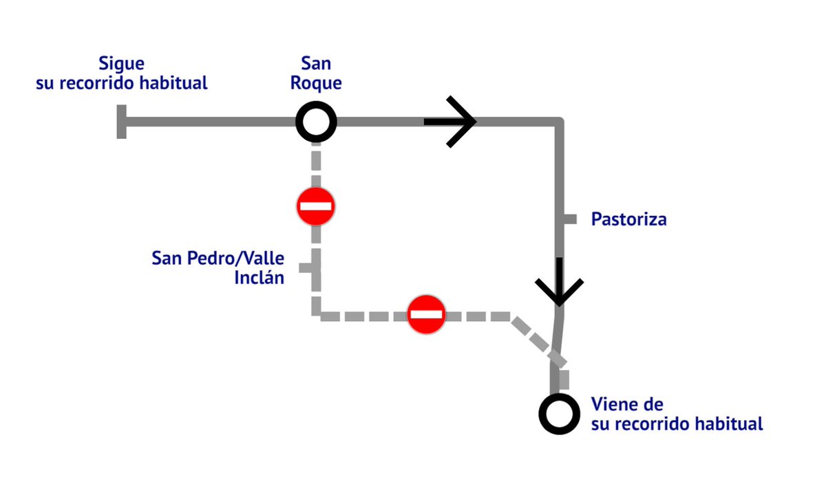 UrbanosSantiago's tweet image. Cortes de trafico el 18/3 desde las 16:30 hasta las 20:00 por la carrera CorreSan 🏃‍♂️🚍
🚌Líneas afectadas: 7, C5, C11 y P3
🚏Paradas afectadas: Rúa Valle Inclán, Rodríguez Viguri, Concheiros, San Pedro, Campo da Angustia, San Domingos de Bonaval e Porta do Camiño