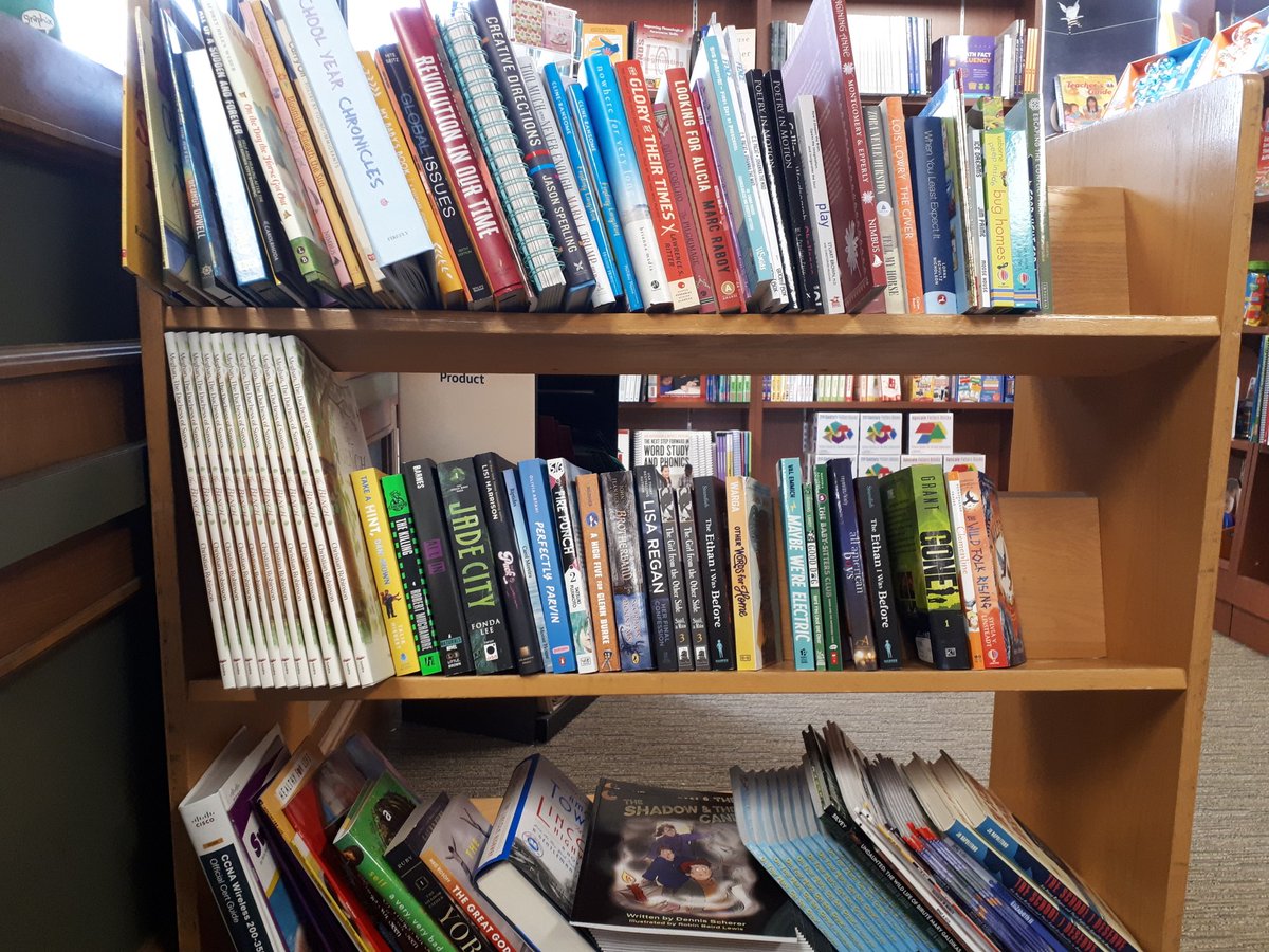 Hi teachers. We have great deals on teacher books AND $2 books for your classroom libraries. Come in to the store to check them out.