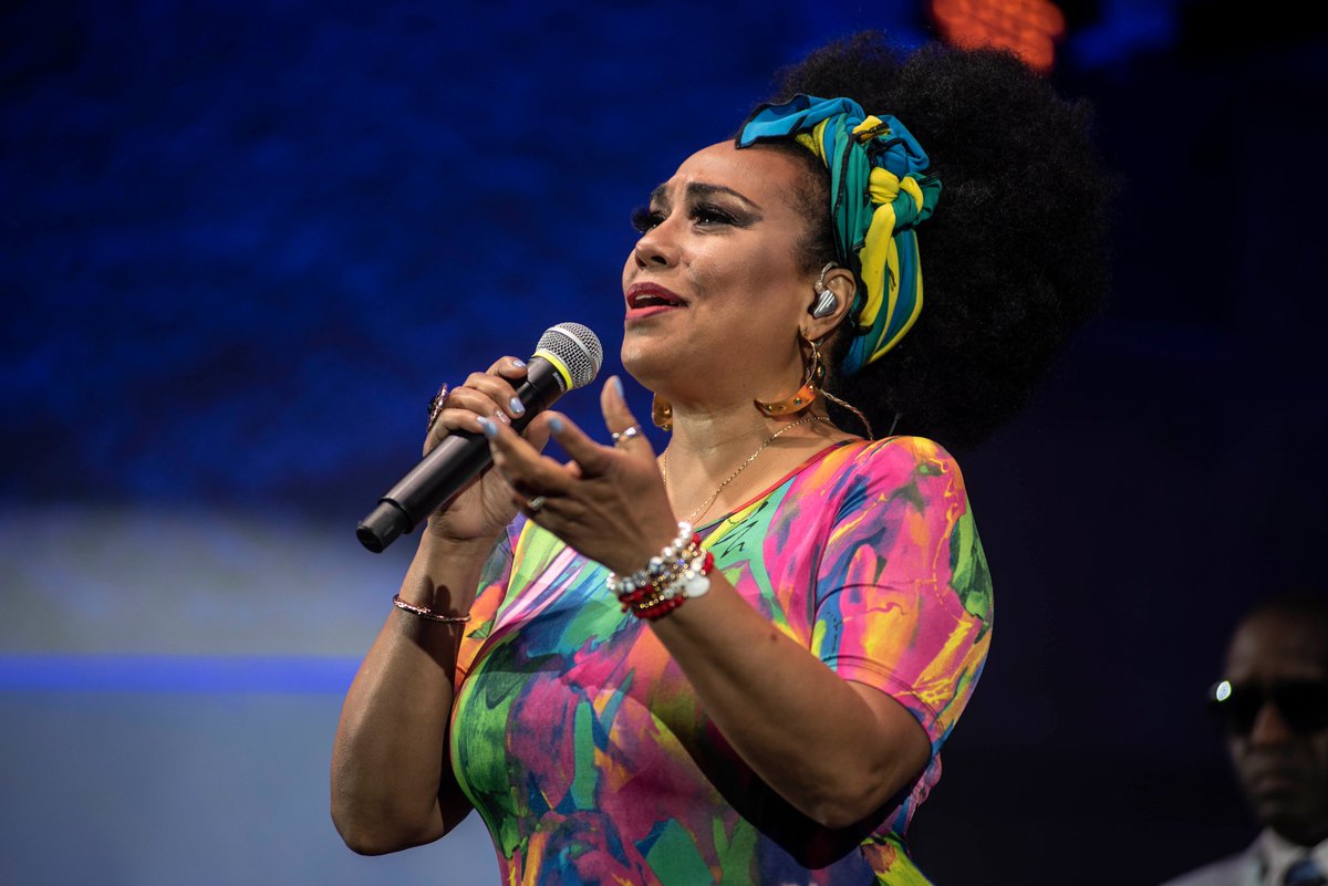 AfroRootsFest's tweet photo. Here's a small snapshot of Edwin Cardona photos of Tuesday's #AfroRootsFest concert ft. @AmadouetMariam and @CortaditoSon & Friends with special guests @AymeeNuviola and #Miamibloco plus DJ Le Spam at the Miami Beach Bandshell. Full gallery: https://t.co/gUTLdIKKpC. #ARWMF25 https://t.co/yPvjyFwaqR