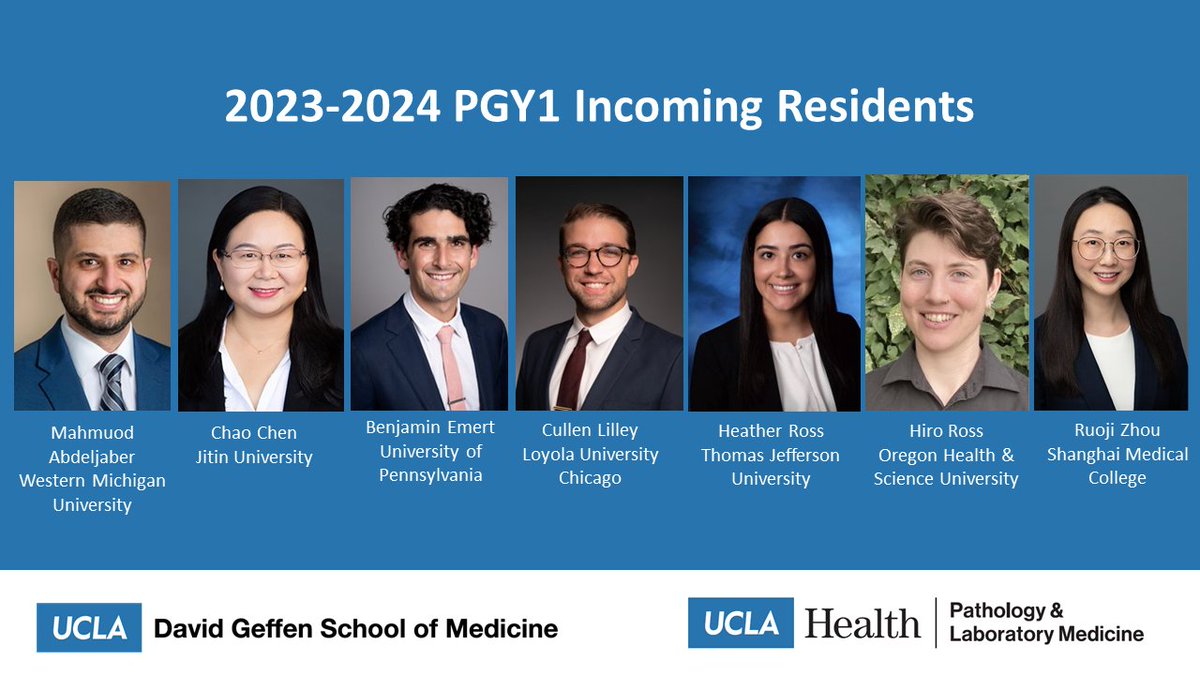 Happy #PathMatch23! Please join us in welcoming our new residents to UCLA Pathology!🔬🎉

#PathMatch2023 #MatchDay2023 #Match2023 #PathTwitter