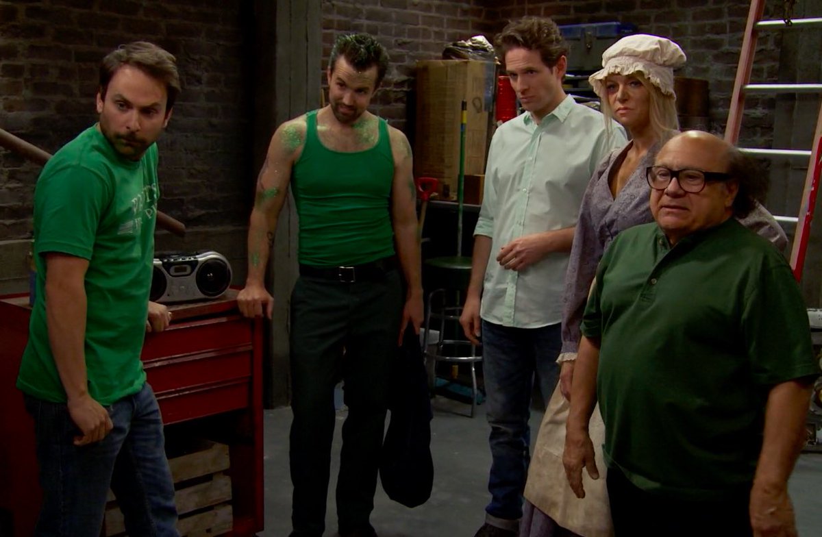 TheSunnyPodcast's tweet photo. It’s our favorite holiday! Pro tip: If you don’t have green to wear, paint your tongue! 

Happy St. Paddy’s Day! 🍀🎧
#thesunnypodcast #stpatricksday #charlieday @GlennHowerton @RMcElhenney @KaitlinOlson @DannyDeVito @meganganz https://t.co/2OEBW44V0r