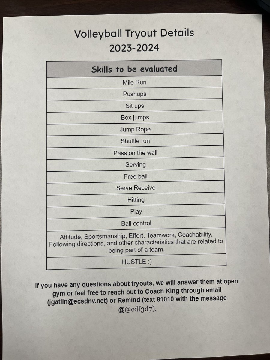 2023-2024 tryouts!!! 
Mark your calendars 😎