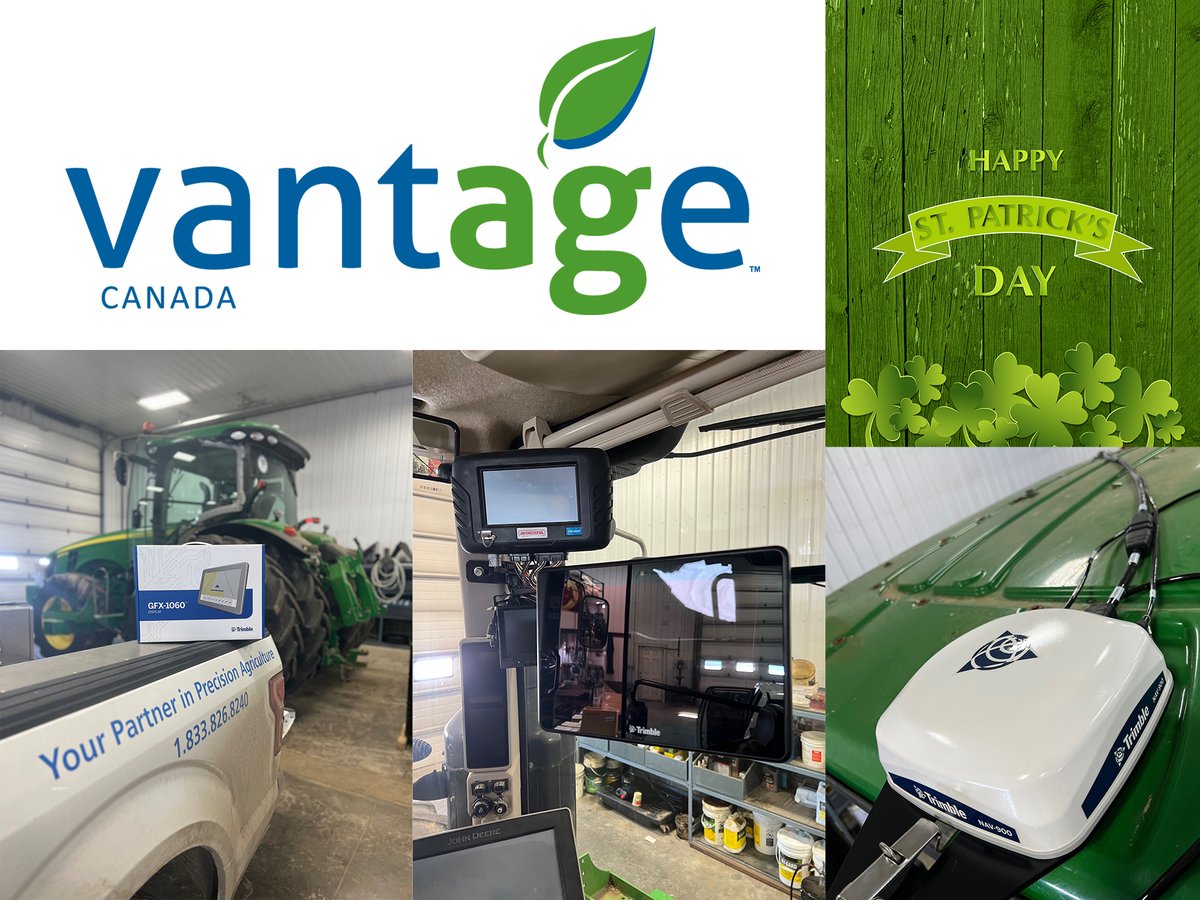 Happy St. Patrick’s Day! We are doing green!!!!

AP RTK going into a 8295R 
1060 display 
Nav900
Install in Tilley, Alberta

Thanks Kevin and Trent!!