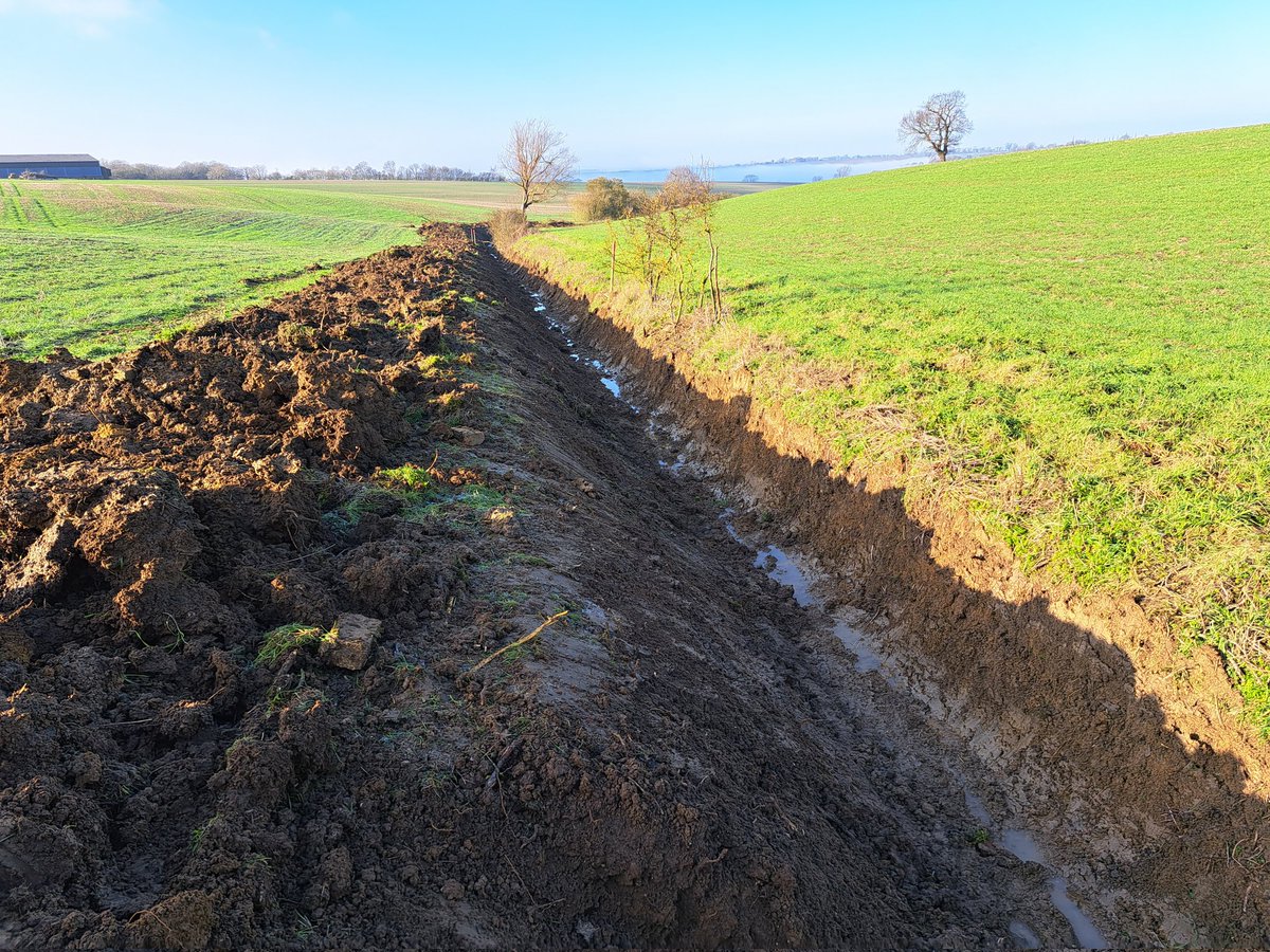 Lmillsy_135's tweet photo. Some ditches getting the treatment& long lost drain ends seeing daylight π 1 of my favourite jobs but does it beat ploughing... #amateur #diggerdriving #itflowstherightway Used the π§ to get #winter23 ditches done& plan next winters. It starts at the #dyke #landdrainage #loveit https://t.co/Gsl8PtMF6W