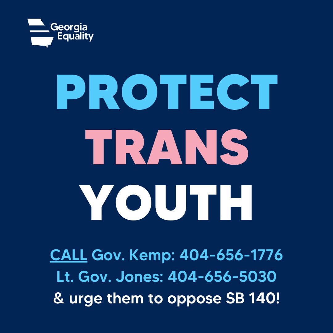Folks, this weekend we have one more chance for a FINAL PUSH TO STOP SB 140. All weekend, we must flood elected officials' offices with calls and emails opposing this attack on transgender youth, their parents, and our medical system as a whole. 🧵(1/4): HOW TO HELP: