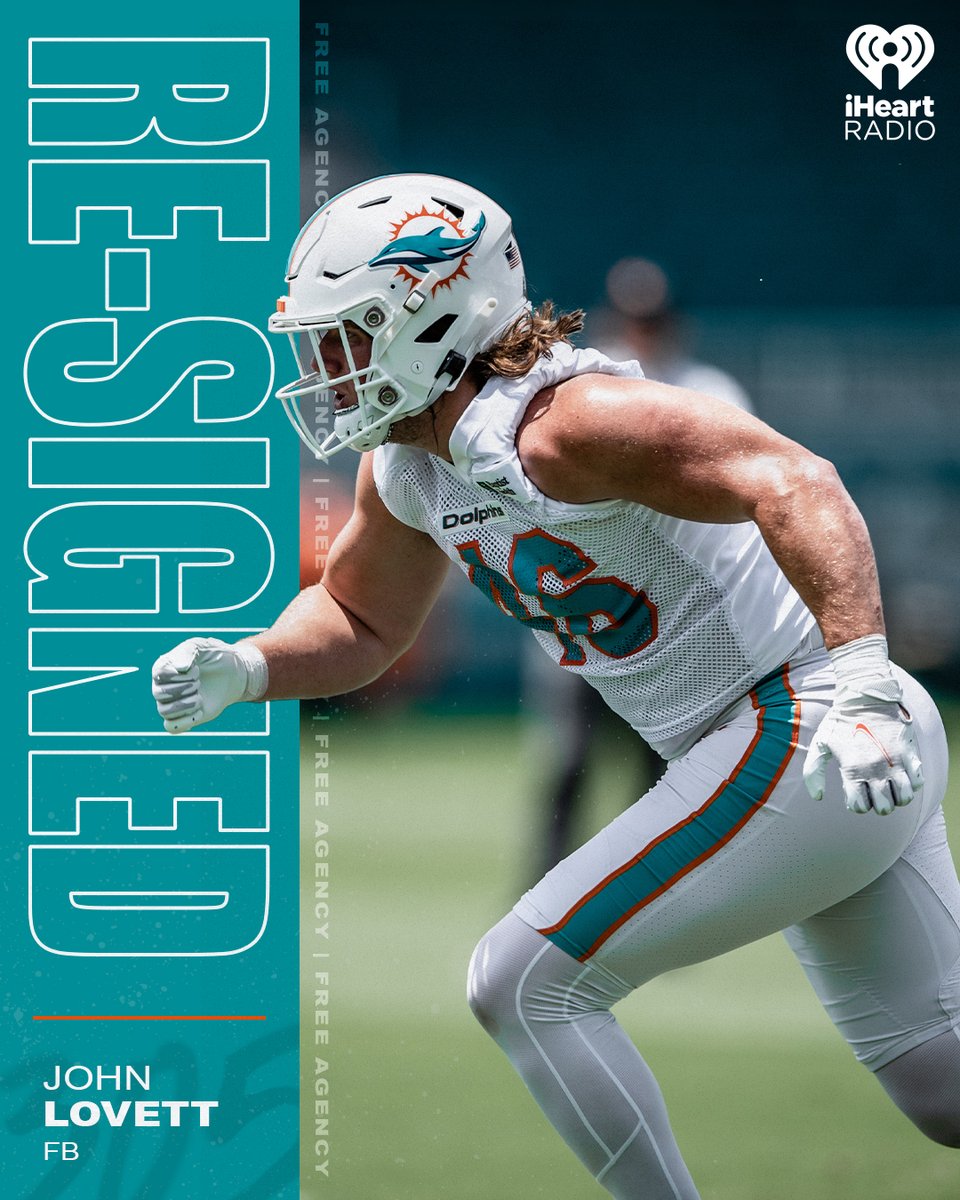 MiamiDolphins's tweet photo. Back in action! 👊

We have re-signed River Cracraft, John Lovett &amp; Nik Needham. https://t.co/bWozEhl1hX