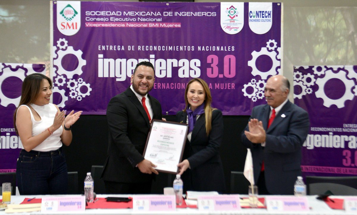 CNOPNacional's tweet photo. Reconocemos el papel fundamental de las mujeres dentro de la Ingeniería Mexicana. 
¡Muchas felicidades a todas las galardonas de esta tarde! - @smicen https://t.co/qFZO8P9iCW
