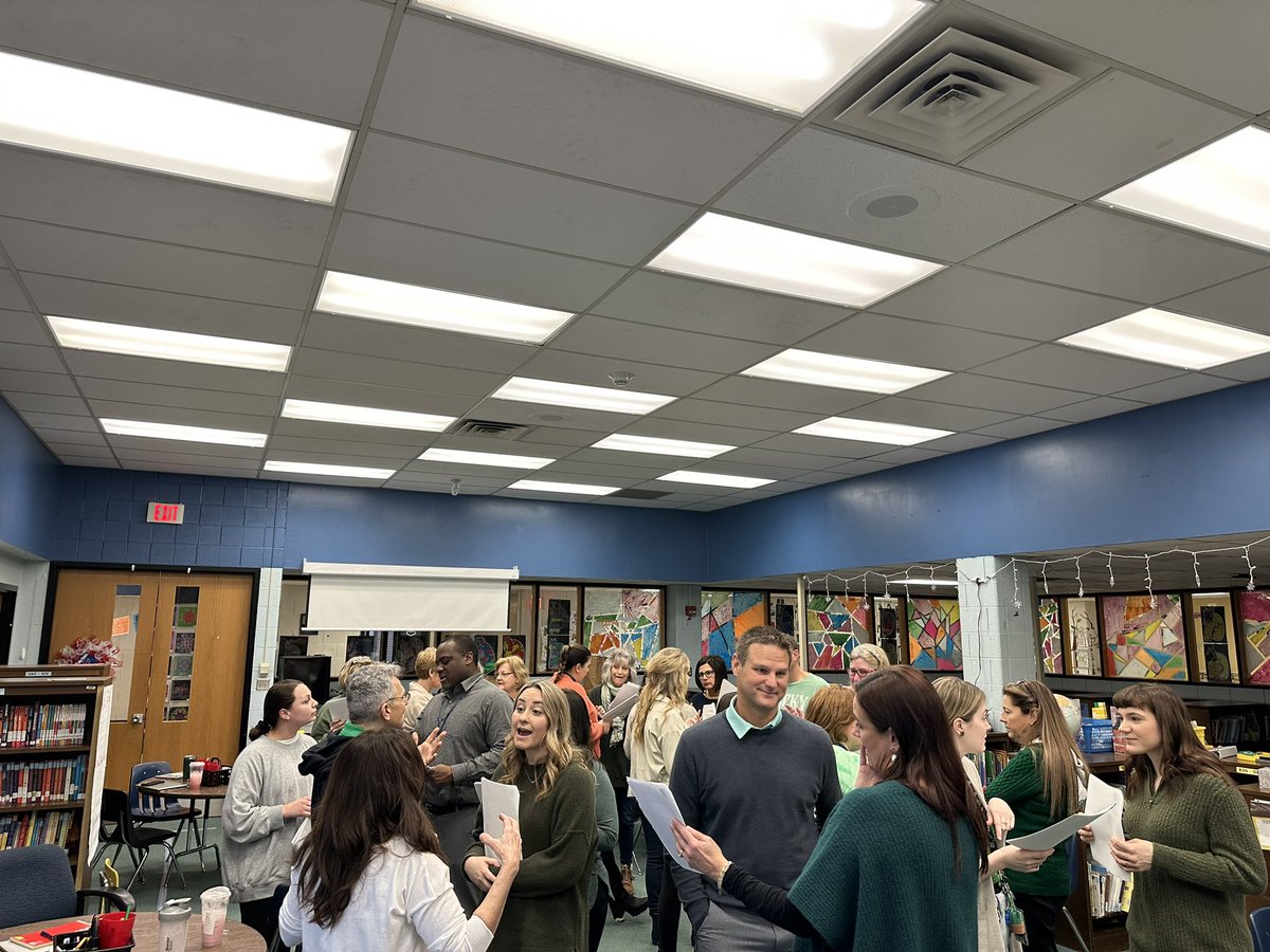 The kids may have been off today but the staff was dialed in to our DEI training