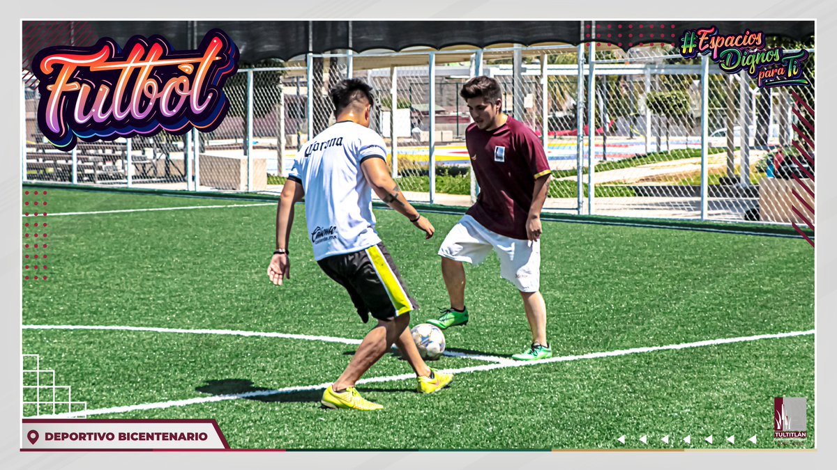 25_27Tultitlan's tweet photo. No te pierdas mañana la inauguración del 𝗗𝗲𝗽𝗼𝗿𝘁𝗶𝘃𝗼 𝗕𝗶𝗰𝗲𝗻𝘁𝗲𝗻𝗮𝗿𝗶𝗼. ⚽

#Actívate
#SeguimostransformandoTultitlán https://t.co/TB0dhWXnnh
