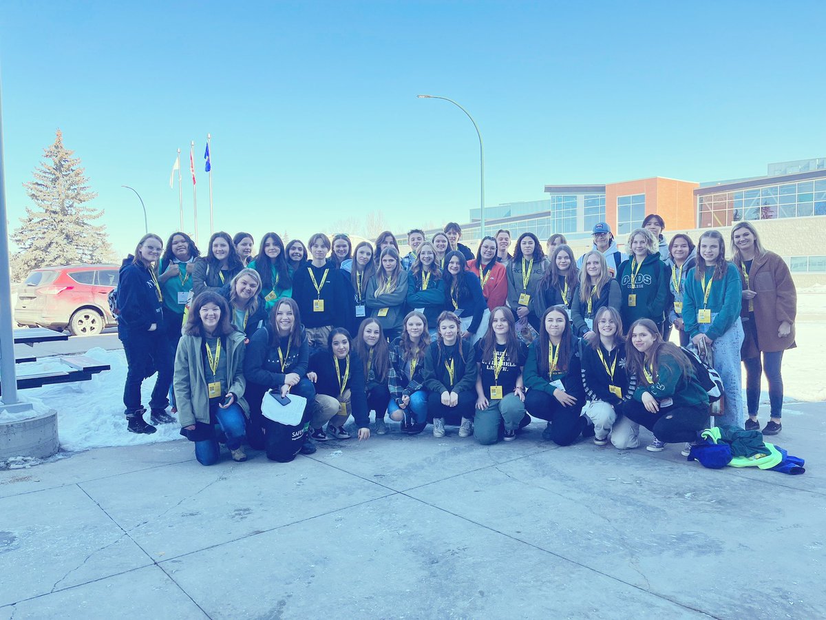 mrskinleypsc's tweet photo. Don’t ever let an opportunity pass you by! ❤️ A fantastic day with 38 students at Horizons Leadership Conference in Olds, AB. https://t.co/YMZsqXi63d