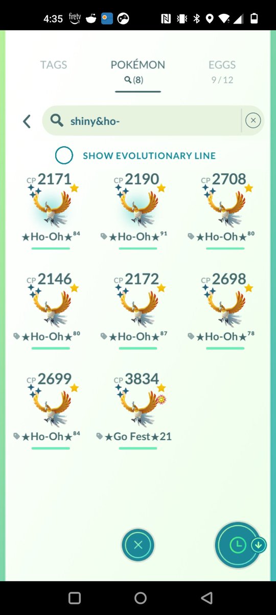 TharealMrRogers's tweet photo. #ShinyHoOh of the day lol this has become a thing now #ShinyPokemon #PokemonGO this is number 7 of this return ✨😳  #RNGLuck #ShinyCheck the best one is still the 91% from yesterday and almost done maxing the #ApexShadowHoOh https://t.co/crBYgeBqjd