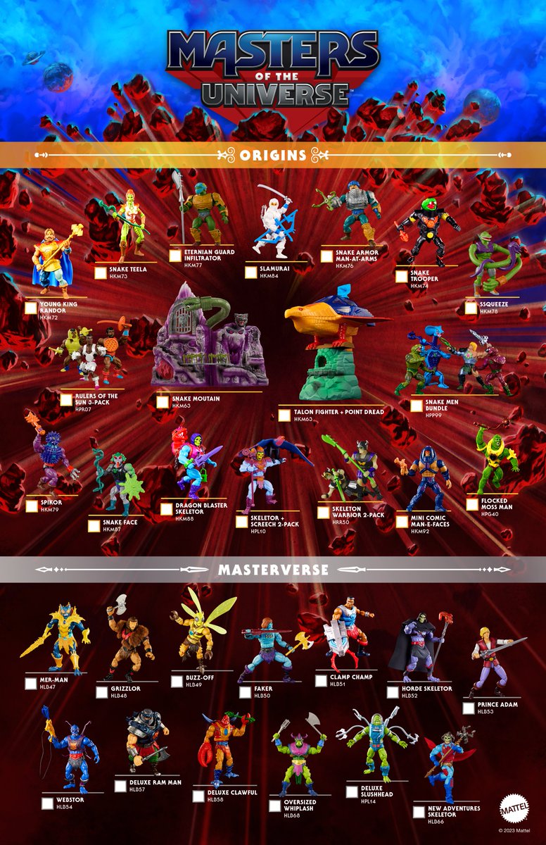 The day has finally arrived! Check out the Masters of the Universe Fall Catalog and tell us who do YOU think will rule Eternia this year?