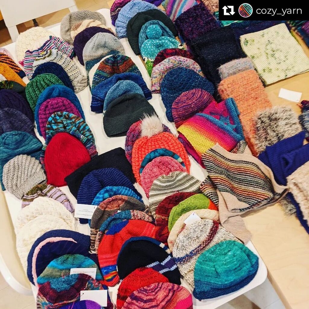 - YARN SHOP SPOTLIGHT - 

Repost from <a href="/cozy_yarn/">...</a>
•
For the new year, we were able to send 100 hats, cowls, scarves, and mitts to @knittherainbowinc to keep young people warm in NYC! Thanks for all the donations to this great cause!
-
 #KtR #KnitTheRa… instagr.am/p/Cp50dXypaHe/