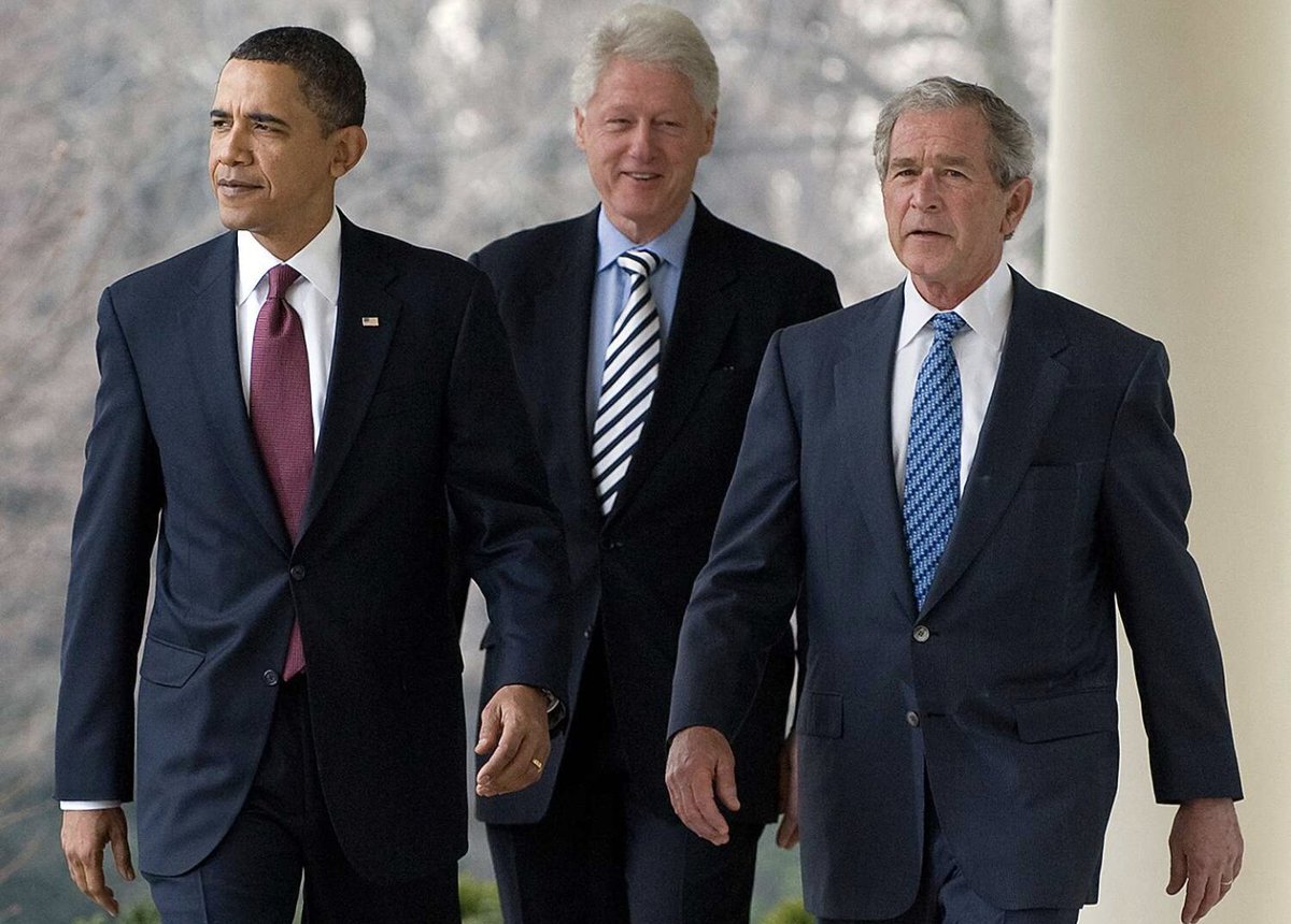 ricwe123's tweet image. These 3 American men have invaded 9 countries in 23 years, killed 11 million civilians and no one calls them 'war criminals'