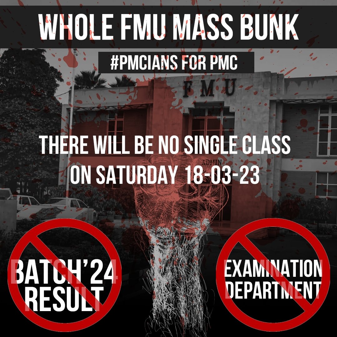 OyeNyctophile's tweet photo. @Dr_YasminRashid
FMU administration failed to manage the real standard education system. The are naming a brutal and merciless behavior a way to so called Standard Education System...
#MakeDoctorsNotPsychos
#VCFMU
#extentionnamanzoor https://t.co/9viGafAwQ9