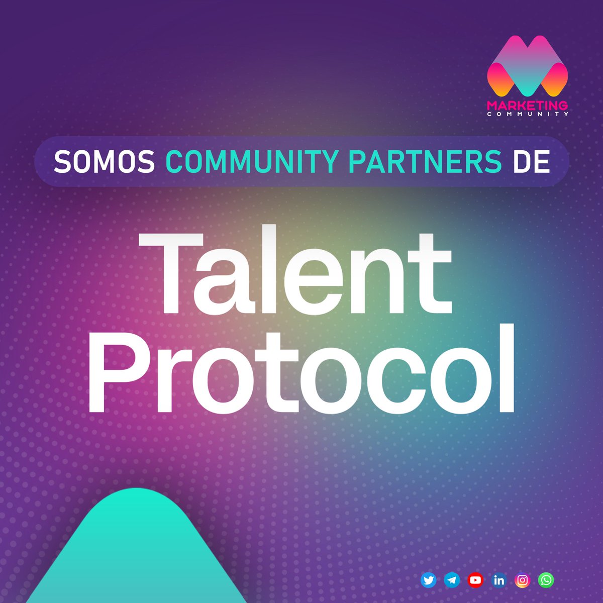marketersweb3's tweet image. ¡Queremos darles una gran noticia!

Somos Community Partners de @Talent_Protocol✨

Nuestra comunidad tendrá grandes beneficios gracias a esta alianza. Seguimos trabajando por traerles lo mejor⚡

Próximamente, tendremos más sorpresas y alianzas💫