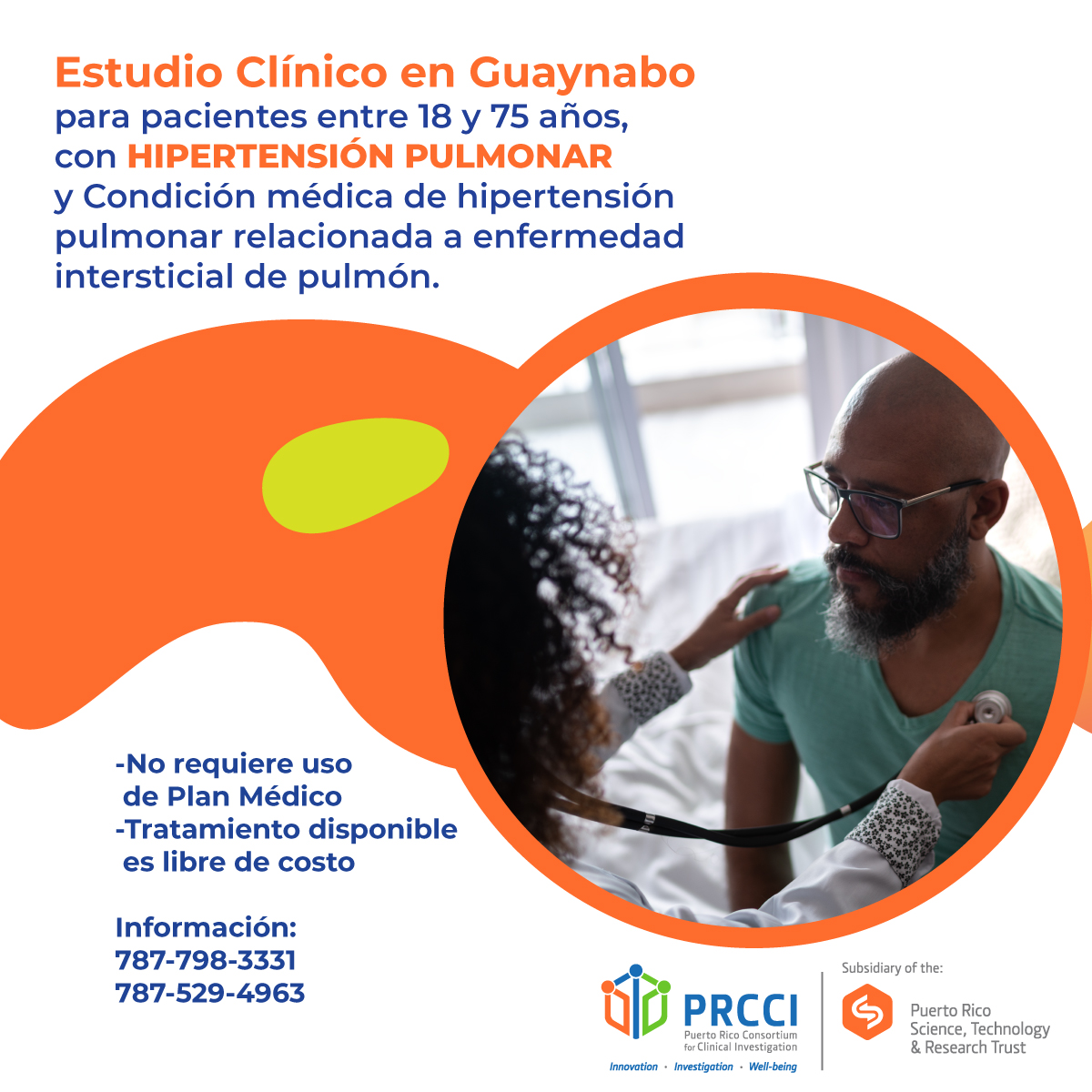 PRCCINEWS's tweet photo. #ESTUDIOSCLÍNICOS: Paciente ¡PARTICIPA! en estudios clínicos conducidos en Puerto Rico. A continuación, encontrarás información de 4 estudios que se llevarán a cabo en San Juan y Guaynabo. https://t.co/znJvGxhfil
