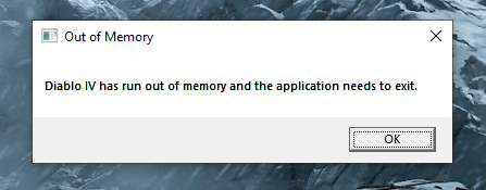 Pestivator's tweet image. #DiabloIV #outofmemory #beta @Blizzard_Ent