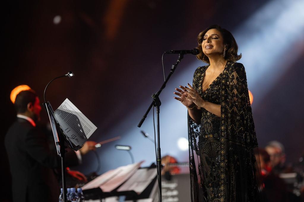 ليلة نَغَم وطرب 🌌
مع الفنانة أنغام .. اللي جاية تطربنا بهالليلة في #ليلة_صوت_مصر 🎶❤️
#تقويم_الرياض