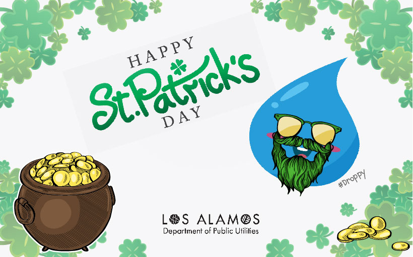 LADPU's tweet photo. Have a great St. Patrick's Day, everyone! Be safe out there and remember to hydrate!
#Droppy #Droppenheimer #publicutility #communityowned https://t.co/s0wIIe8V6E