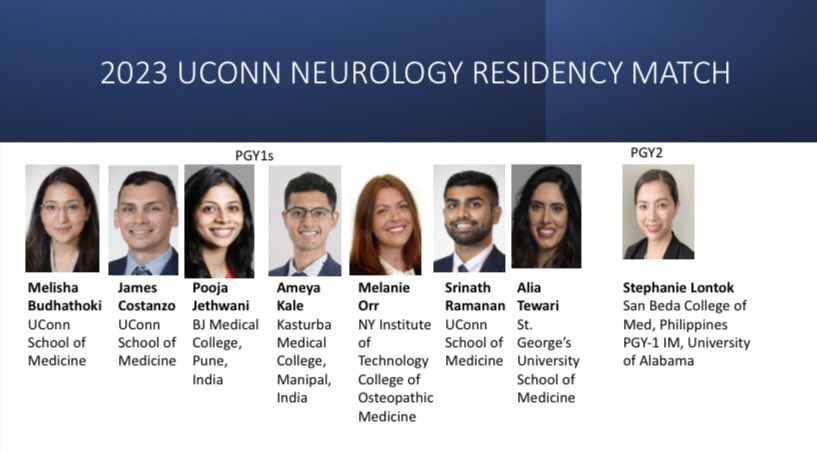 Erica A Schuyler, MD, FAAN, FANA (@ericaschuyler) on Twitter photo The new members of our <a href="/UConnNeurology/">UConn Neurology Residency</a> family!! 🧠❤️
@NMatch2023 <a href="/daniyal_asad/">Daniyal Asad</a> <a href="/karantarasaria/">Karan Tarasaria</a> <a href="/YanHou13/">Yan Hou</a> <a href="/LJohnGreenfield/">L. John Greenfield</a> <a href="/mjaffa_do/">Matt Jaffa</a> @hartfordhosp <a href="/HHNeurovascular/">UCONN Stroke Fellowship Program</a> <a href="/AnumehaSheth/">Anumeha S. Sheth MD, FAES</a> <a href="/GraciaMui/">Rush 直售</a> The new members of our <a href="/UConnNeurology/">UConn Neurology Residency</a> family!! 🧠❤️
@NMatch2023 <a href="/daniyal_asad/">Daniyal Asad</a> <a href="/karantarasaria/">Karan Tarasaria</a> <a href="/YanHou13/">Yan Hou</a> <a href="/LJohnGreenfield/">L. John Greenfield</a> <a href="/mjaffa_do/">Matt Jaffa</a> @hartfordhosp <a href="/HHNeurovascular/">UCONN Stroke Fellowship Program</a> <a href="/AnumehaSheth/">Anumeha S. Sheth MD, FAES</a> <a href="/GraciaMui/">Rush 直售</a>