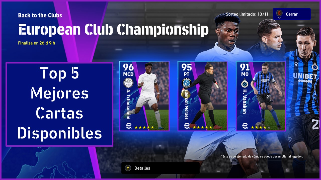 eFootball 2023 Nuevas Cartas Jugadores Épicos Disponibles