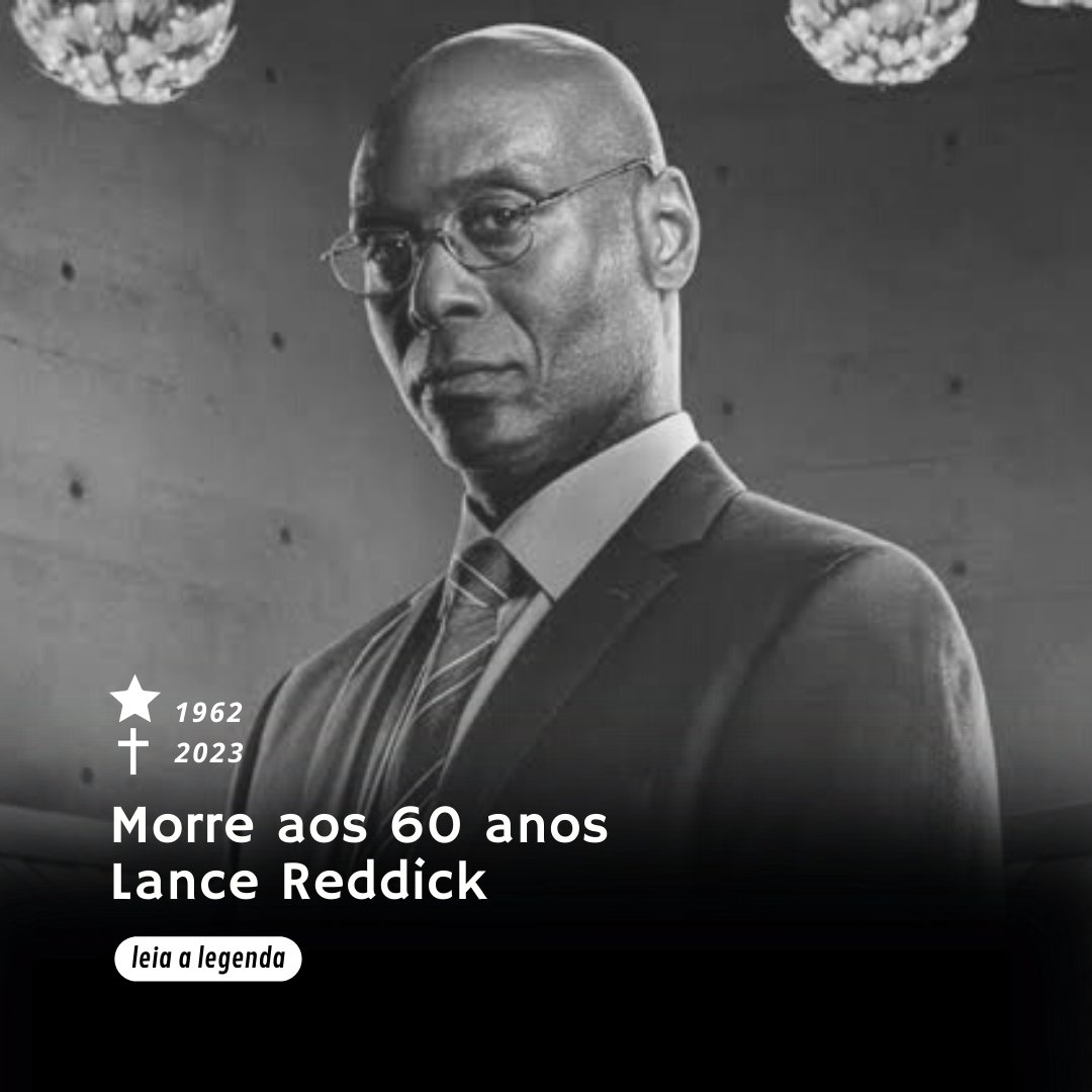 Ator Lance Reddick morre dias antes de estreia de novo filme